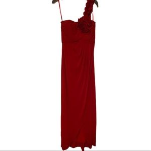 BCBGMAXAZRIA Women's Elysa One Shoulder Gown women’s size small